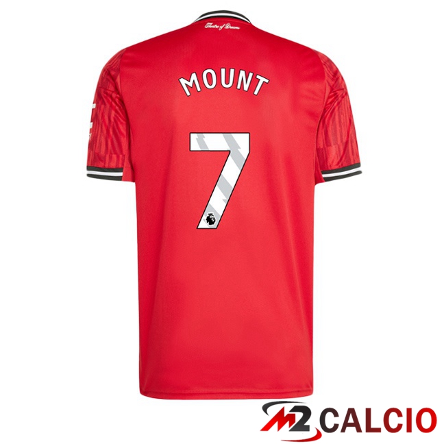 Maglie Calcio Manchester United (MOUNT 7) Prima Rosso 2025/2026