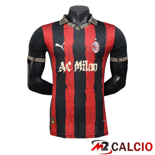 Maglie Calcio AC Milan Edizione Speciale Rosso/Nero 2025/2026