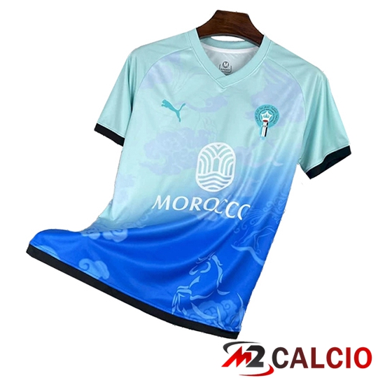 Maglie Calcio Marocco Edizione Speciale Azzurro 2025/2026