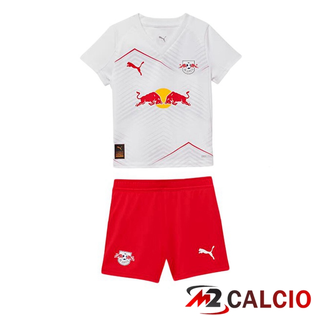 Maglie Calcio RB Leipzig Bambino Prima Bianco 2025/2026
