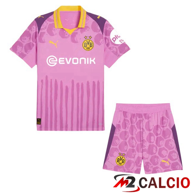 Maglie Calcio Dortmund BVB Club World Cup Bambino Portiere Viola 2025/2026