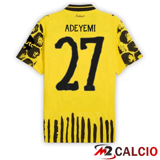 Maglie Calcio Dortmund BVB Club World Cup (Adeyemi 27) Prima Giallo Nero 2025/2026
