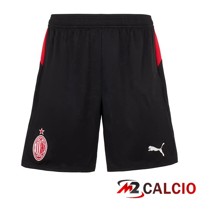 Pantaloncini Calcio AC Milan Prima Nero 2025/2026