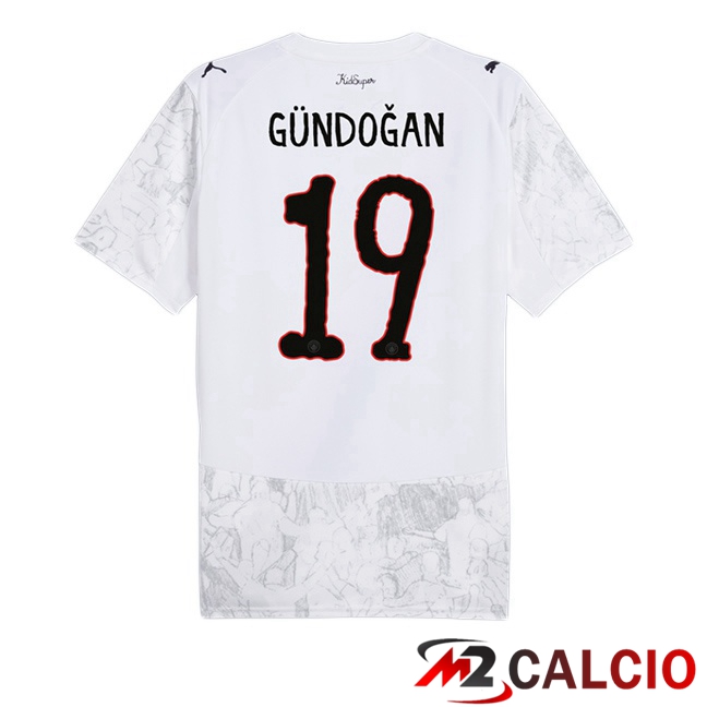 Maglie Calcio Manchester City Club World Cup (Ilkay Gündoğan 19) Prima Bianco 2025/2026