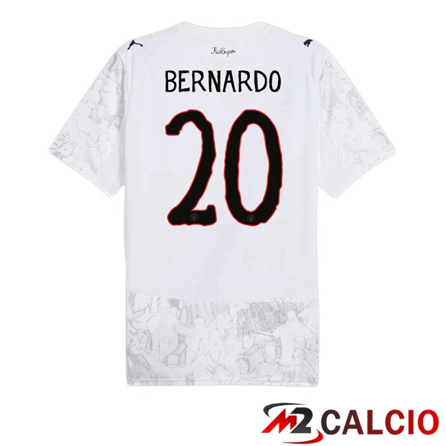 Maglie Calcio Manchester City Club World Cup (Bernardo Silva 20) Prima Bianco 2025/2026