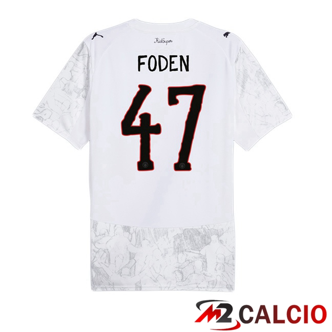 Maglie Calcio Manchester City Club World Cup (Phil Foden 47) Prima Bianco 2025/2026