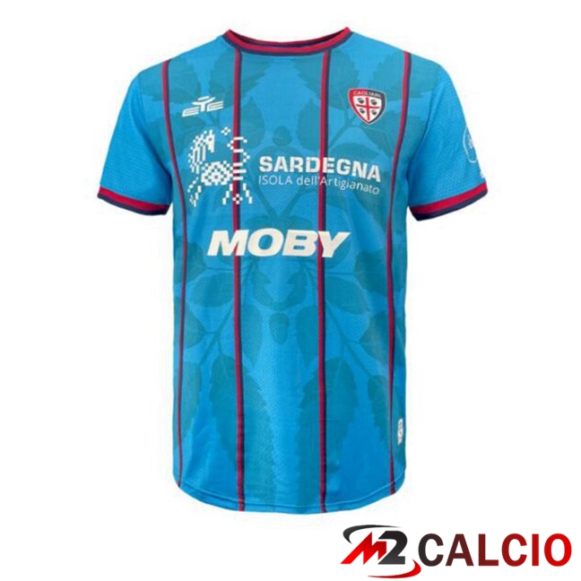 Maglie Calcio Cagliari Calcio Terza Blu 2025/2026