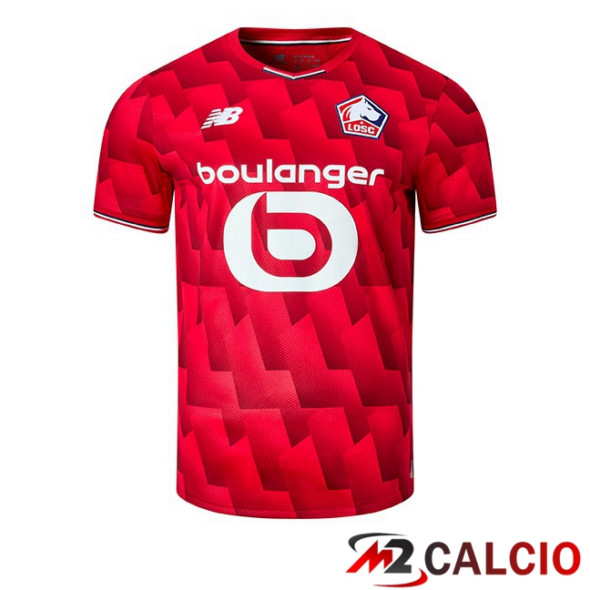 Maglie Calcio Lille OSC Prima Rosso 2025/2026
