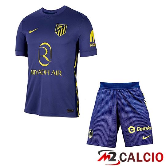 Maglie Calcio Atletico Madrid Bambino Seconda 2025/2026