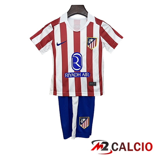 Maglie Calcio Atletico Madrid Bambino Prima 2025/2026