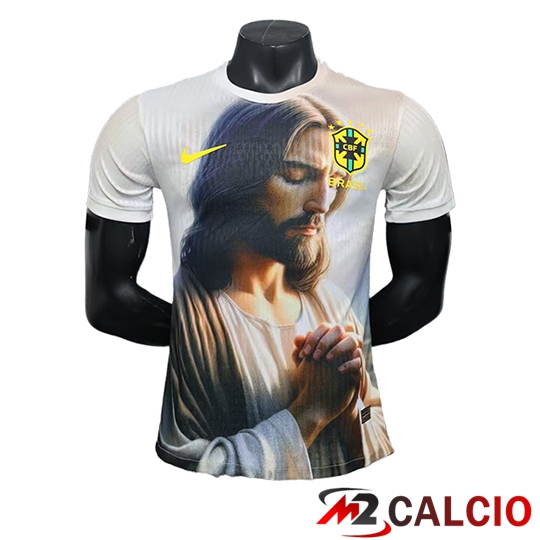 Maglie Calcio Brasile Edizione Speciale Bianco 2025/2026