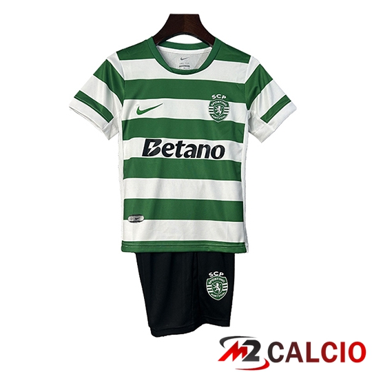 Maglie Calcio Sporting SCP Bambino Prima 2025/2026