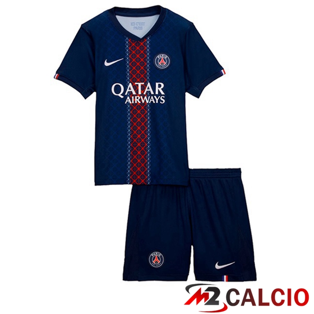 Maglie Calcio Paris PSG Bambino Prima Blu Reale 2025/2026