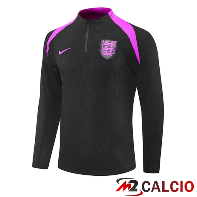 Felpa Allenamento Inghilterra Nero 2025/2026