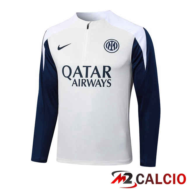 Felpa Allenamento Inter Milan Bianco 2025/2026