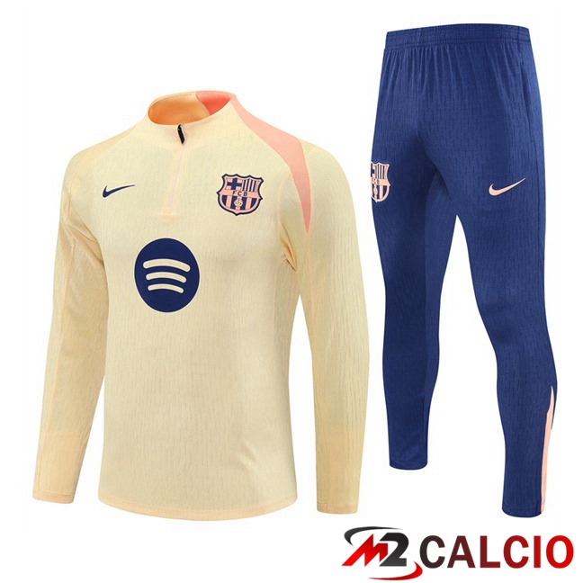 Insieme Tuta Calcio FC Barcellona Giallo 2025/2026
