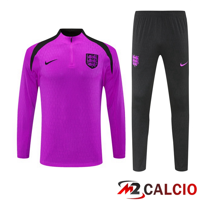 Insieme Tuta Calcio Inghilterra Viola 2025/2026