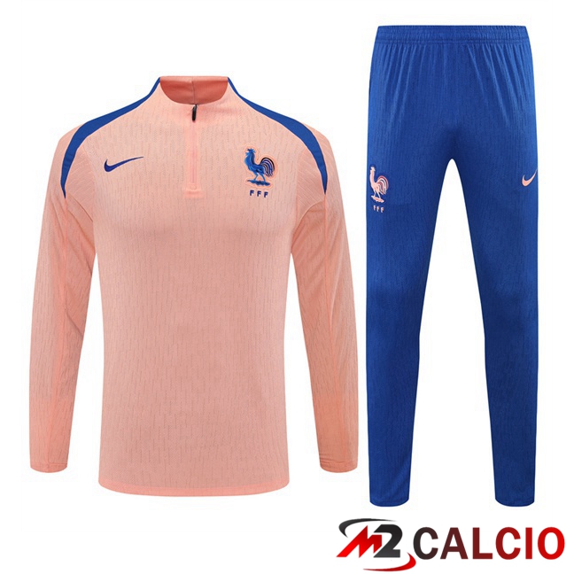 Insieme Tuta Calcio Francia Rosa 2025/2026