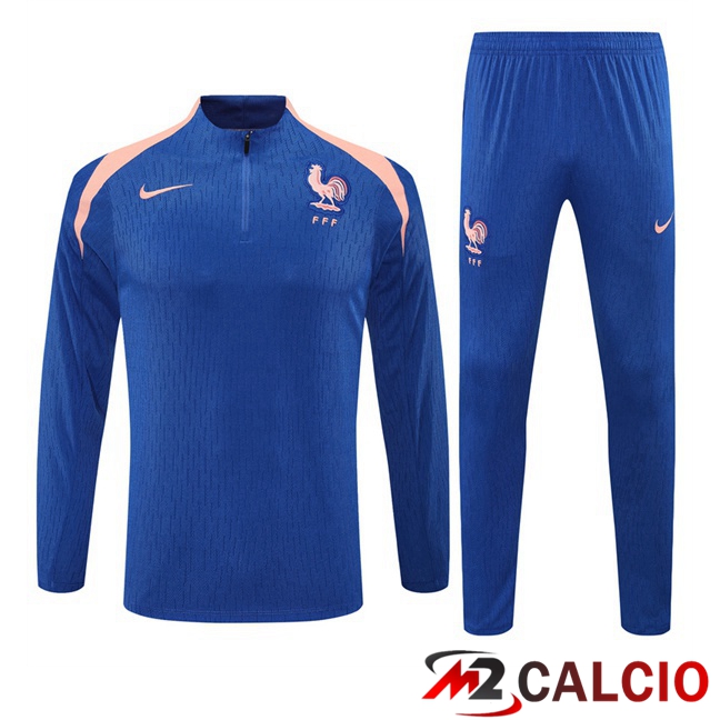 Insieme Tuta Calcio Francia Blu 2025/2026
