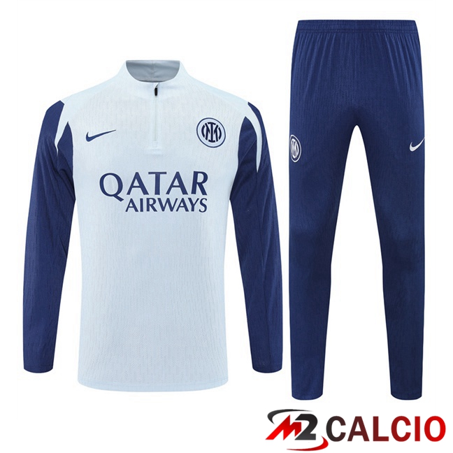 Insieme Tuta Calcio Inter Milan Grigio 2025/2026