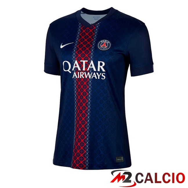 Maglie Calcio Paris PSG Donna Prima Blu Reale 2025/2026