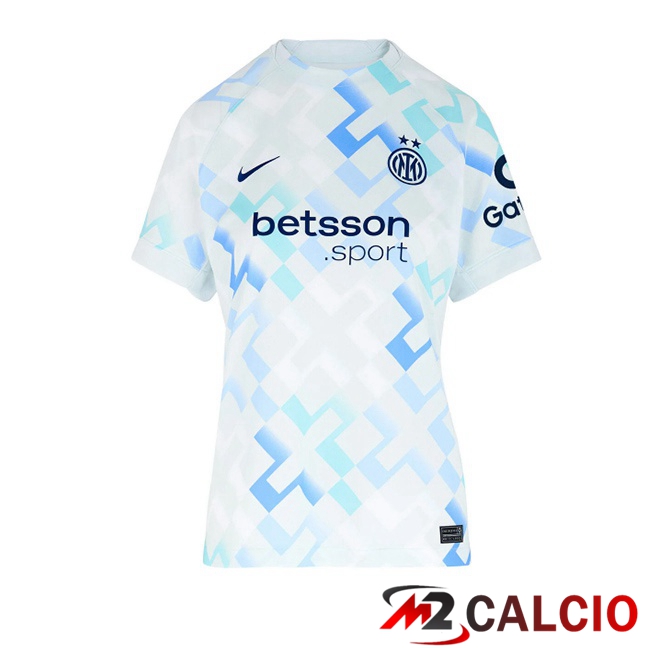 Maglie Calcio Inter Milan Donna Seconda Bianco Blu 2025/2026