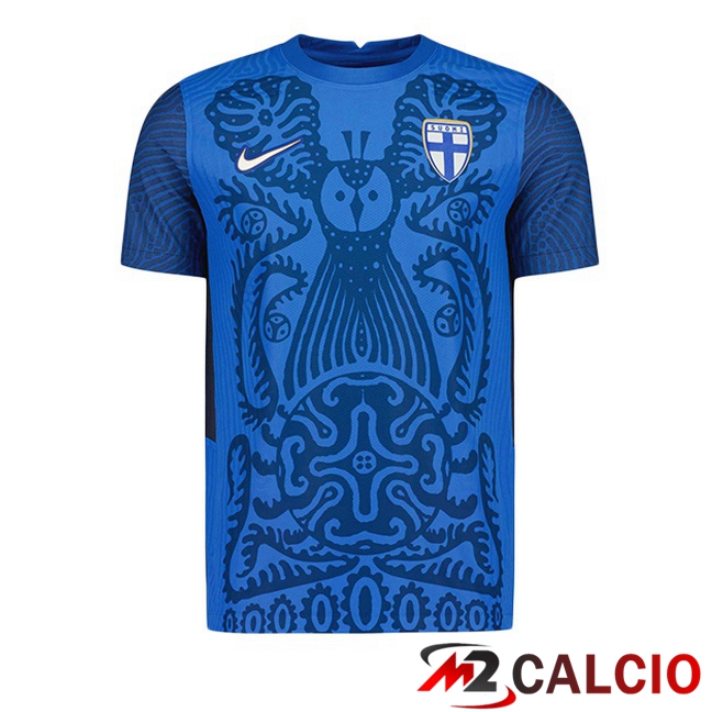 Maglie Calcio Finlandia Seconda Blu 2025/2026