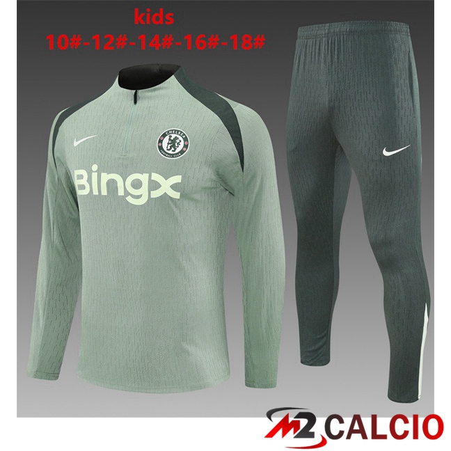 Insieme Tuta Calcio FC Chelsea Bambino Verde 2025/2026