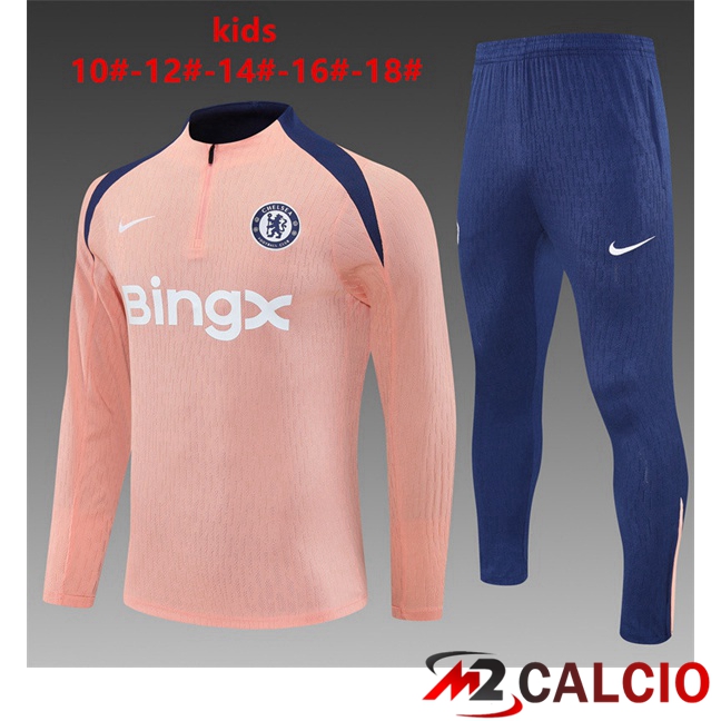 Insieme Tuta Calcio FC Chelsea Bambino Rosa 2025/2026