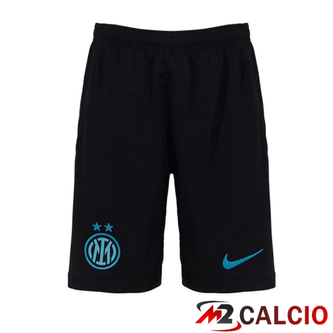 Pantaloncini Calcio Inter Milan Prima Blu Nero 2025/2026