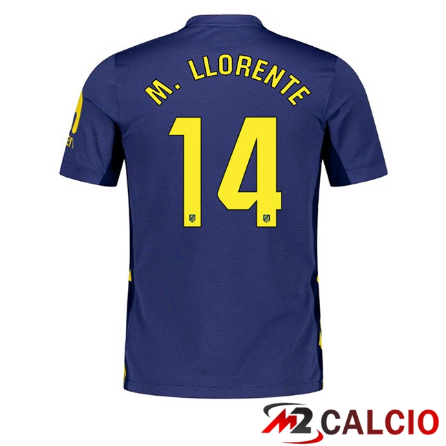 Maglie Calcio Atletico Madrid (M. LLORENTE 14) Seconda Blu Reale 2025/2026
