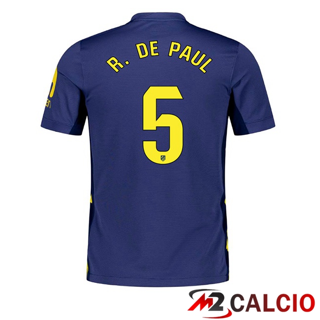 Maglie Calcio Atletico Madrid (R. De PAUL 5) Seconda Blu Reale 2025/2026