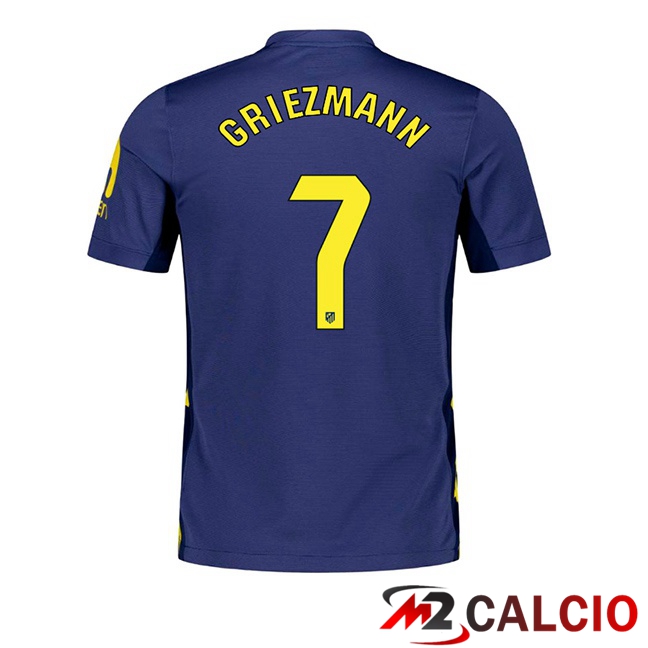 Maglie Calcio Atletico Madrid (GRIEZMANN 7) Seconda Blu Reale 2025/2026