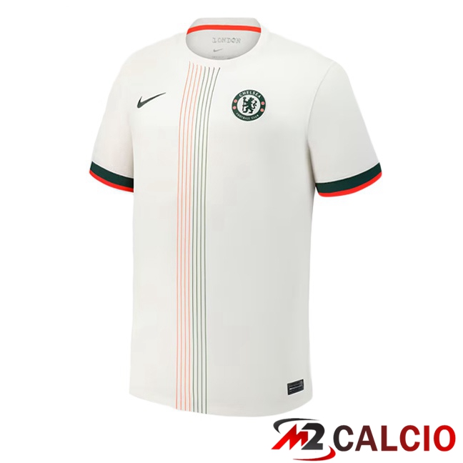 Maglie Calcio FC Chelsea Seconda Bianco 2025/2026