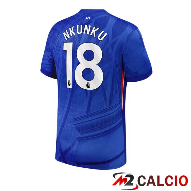 Maglie Calcio FC Chelsea (Nkunku 18) Prima Blu 2025/2026