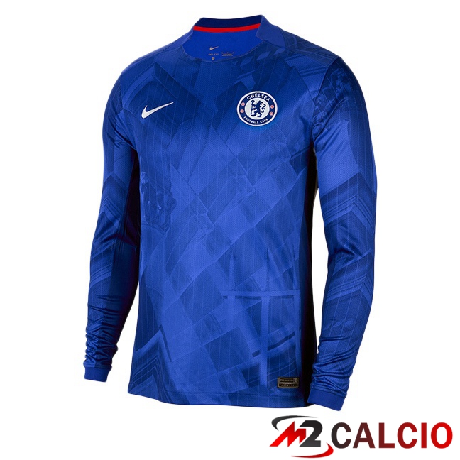Maglie Calcio FC Chelsea Prima Manica Lunga Blu 2025/2026