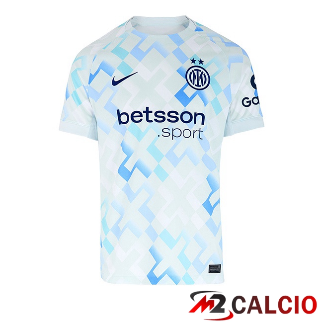 Maglie Calcio Inter Milan Seconda Bianco Blu 2025/2026