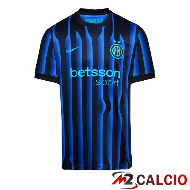 Maglie Calcio Inter Milan Prima Blu Nero 2025/2026