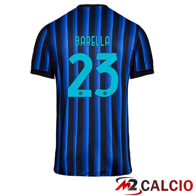 Maglie Calcio Inter Milan (BARELLA 23) Prima Blu Nero 2025/2026