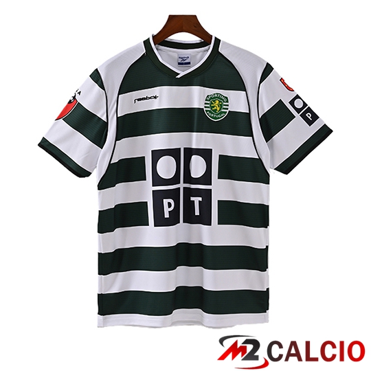 Maglie Calcio Sporting CP Retro Prima 2001/2003