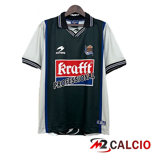 Maglie Calcio Real Sociedad Retro Seconda Blu Reale 2000-2002