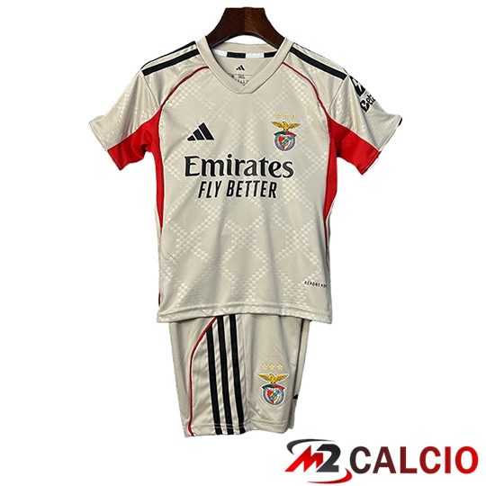 Maglie Calcio Benfica Bambino Seconda 2025 2026