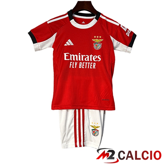 Maglie Calcio Benfica Bambino Prima 2025 2026