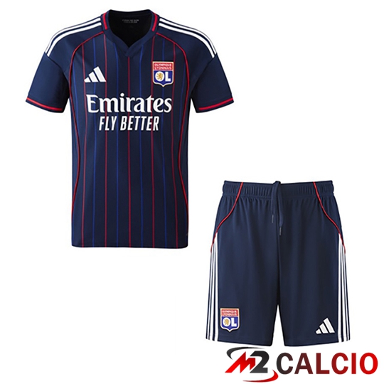 Maglie Calcio Lione Bambino Seconda 2025 2026
