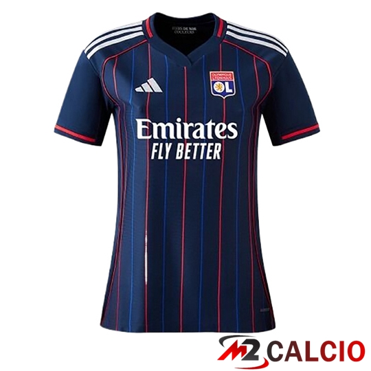 Maglie Calcio Lione Donna Seconda 2025 2026