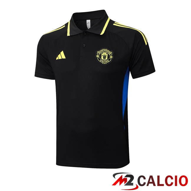 Maglia Polo Manchester United Nero 2025/2026