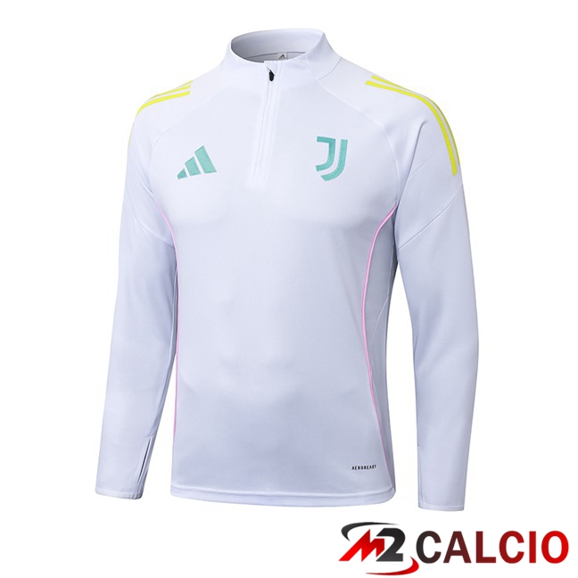 Felpa Allenamento Juventus Bianco 2025/2026