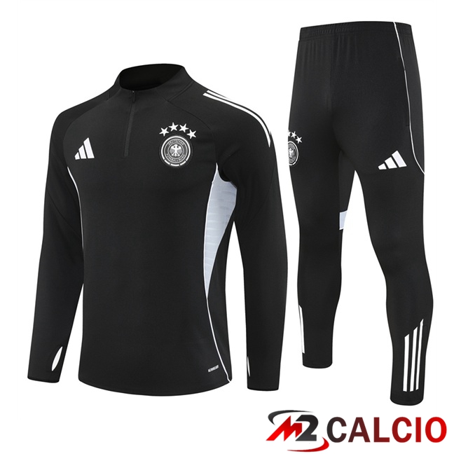 Insieme Tuta Calcio Germania Nero 2025/2026