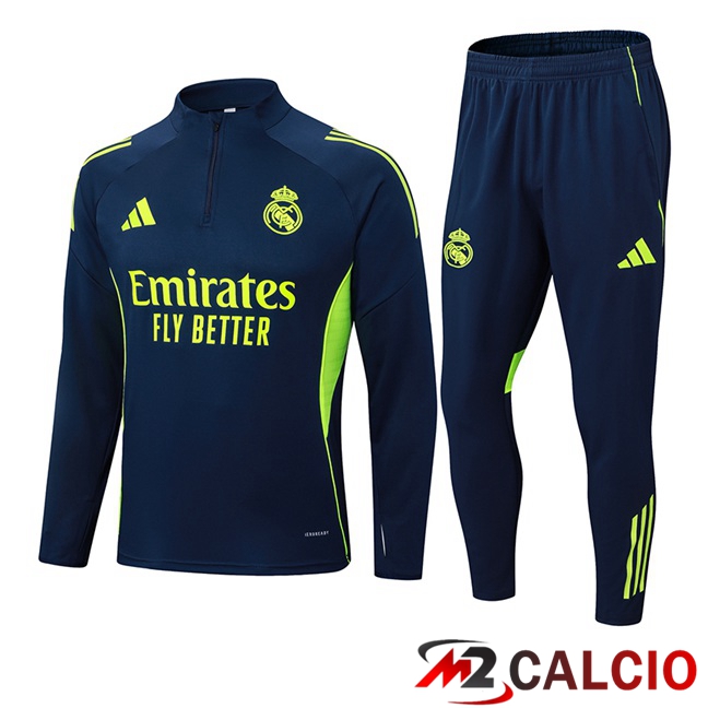 Insieme Tuta Calcio Real Madrid Blu Reale 2025/2026