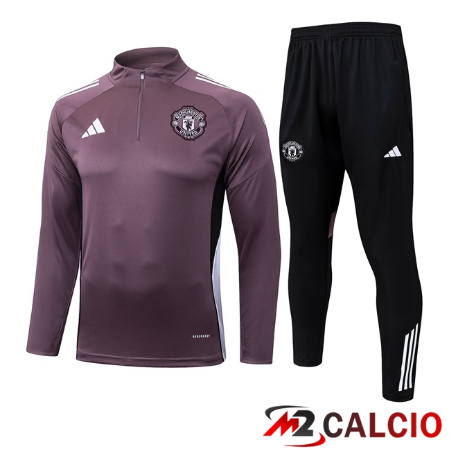 Insieme Tuta Calcio Manchester United Viola 2025/2026